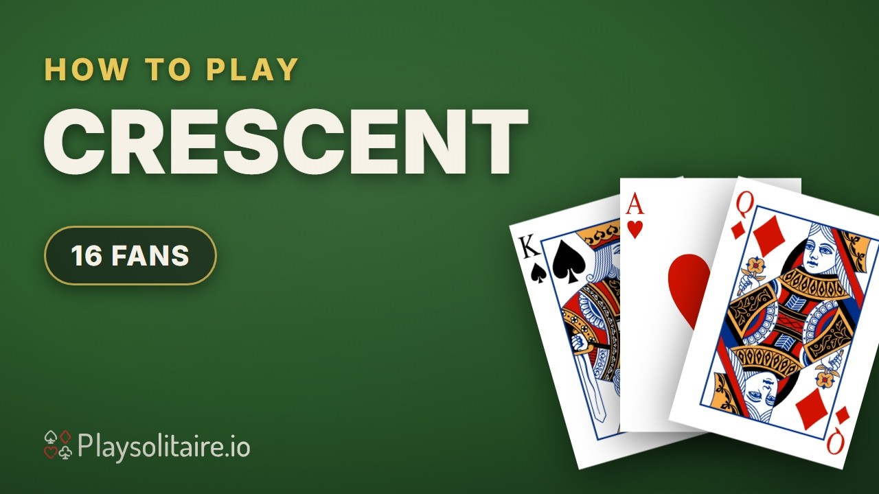 Watch how to play Crescent Solitaire
