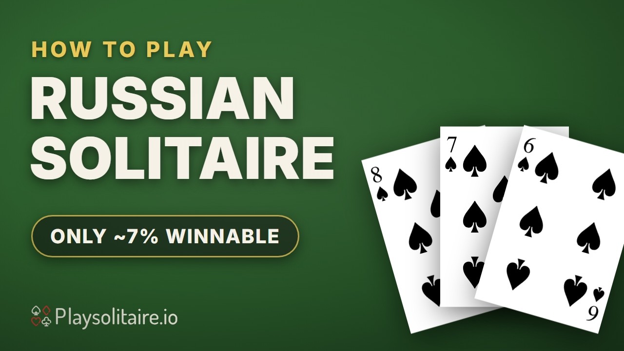 Watch how to play Russian Solitaire