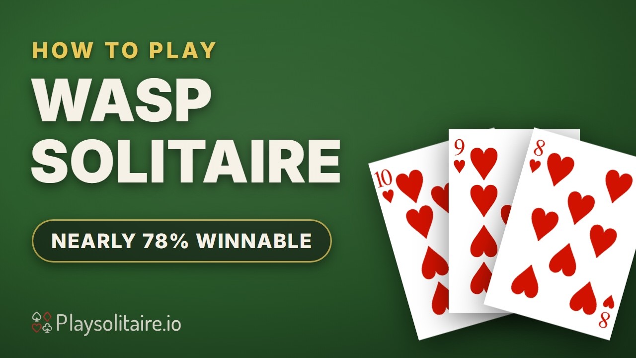 Watch how to play Wasp Solitaire